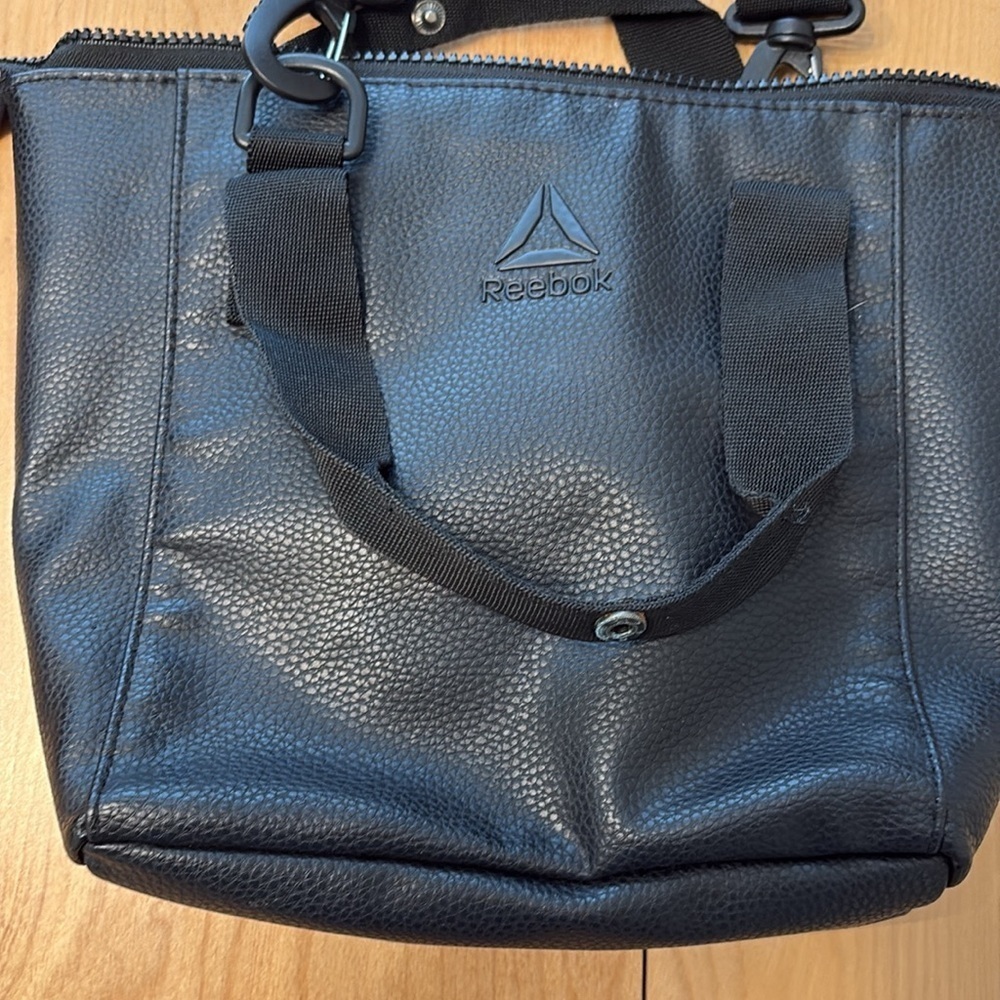 Reebok Black Crossbody Bag for Women with removable strap and top handles. - Picture 2 of 7